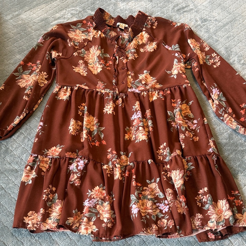 American Eagle floral tiered minidress - Picture 2 of 6